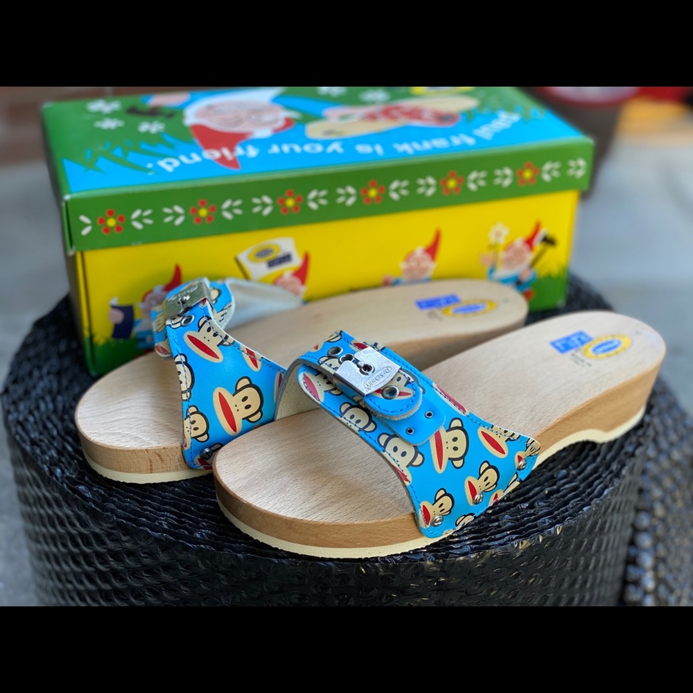 Dr Scholl's Paul Frank Sandals blue Julius size 7